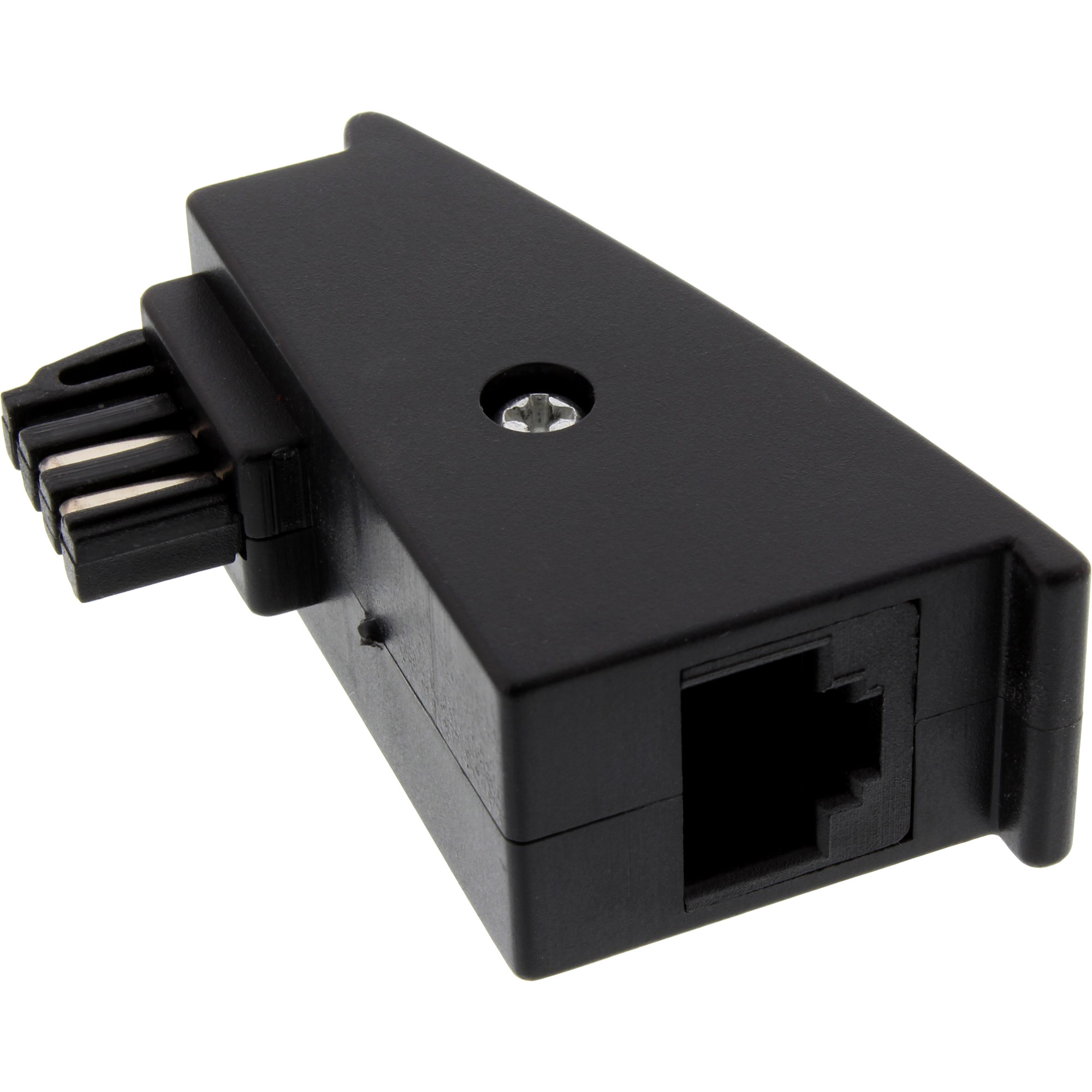 InLine 69948F. Aansluiting 1: RJ45 female, Aansluiting 2: RJ45. Kleur van het product: Zwart