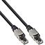 InLine® Patch cable, U/UTP, Cat.6A, halogen-free, AWG23 copper, black, 60m