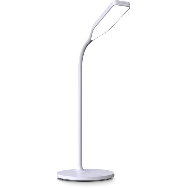 InLine® SmartHome LED Table lamp with Qi charger and USB A F Plug, white