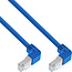 InLine® Patch cable two side down angled, S/FTP, Cat.6, 250MHz, PVC, 1.50m