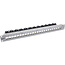 InLine® Patch panel 24-way, Keystone empty panel Patch panel, 19", 1U, light grey RAL7035