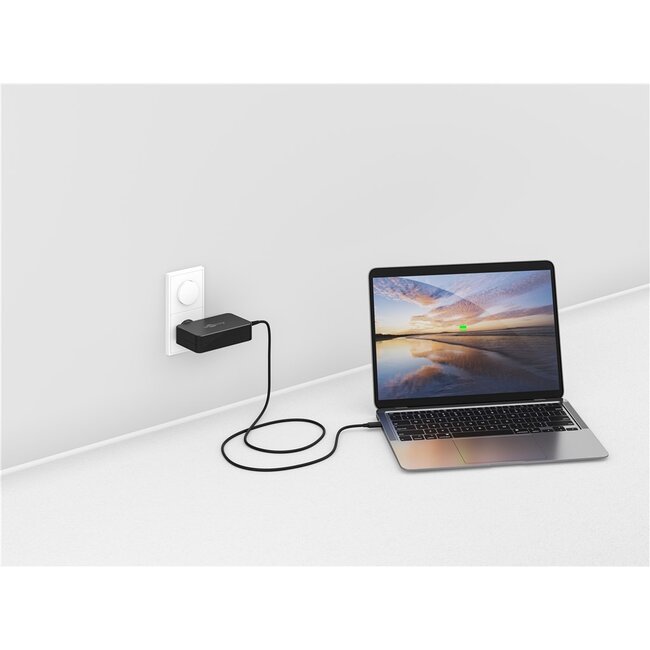 Goobay USB-C™ Charger for Laptops (90 W) Black