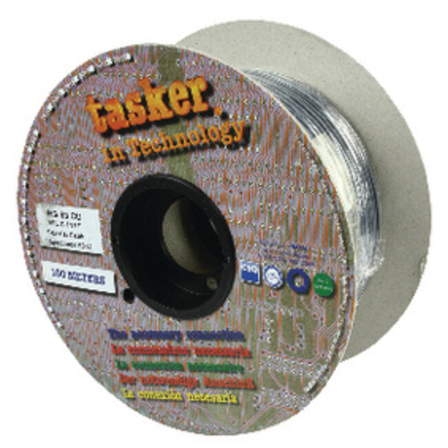 Coaxkabel op Haspel RG58 5.0 mm 100 m Zwart