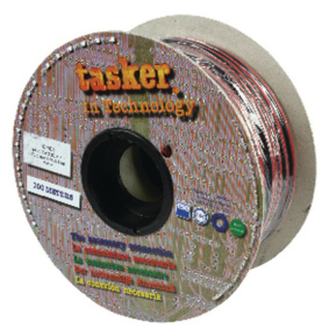 Luidsprekerkabel op Rol 2x 2.50 mm² 100 m Zwart/Rood