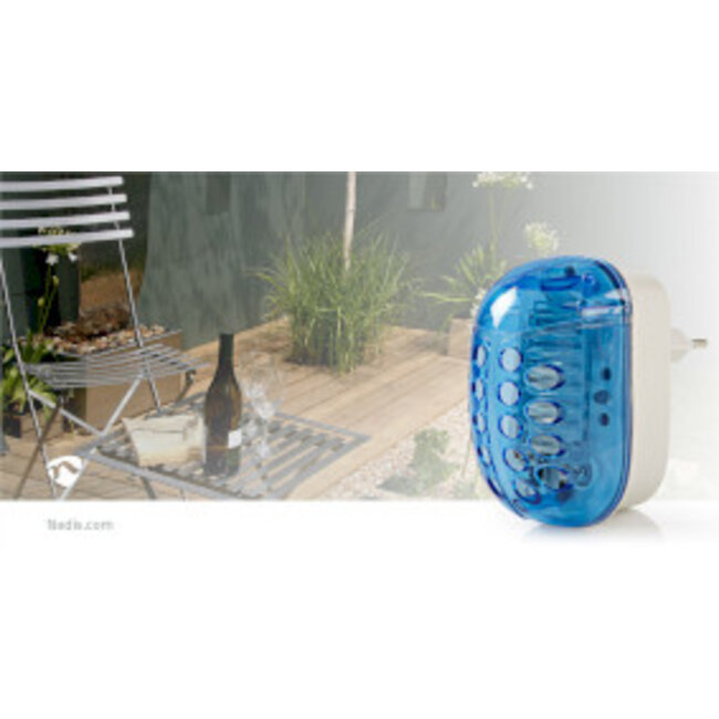 Elektrische Muggenlamp | 1 W | Type lamp: LED-Lamp | Effectief bereik: 20 m² | Blauw / Wit