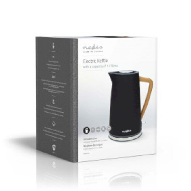 Waterkoker | 1.7 l | Soft-Touch | Zwart | 360 graden draaibaar | Verborgen verwarmingselement | Strix®-controller | Droogkookbeveiliging