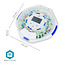SmartLife Medicijndispenser | Wi-Fi | 28 Compartimenten | Aantal alarmtijden: 9 alarmtijden per dag | Licht / Piep / Stem | LCD scherm | Wit