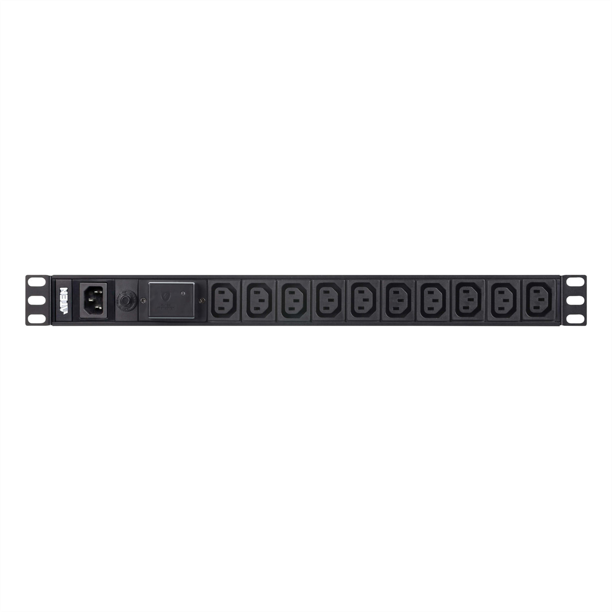 Aten 1U Basic PDU met overspanningsbeveiliging. PDU types: Basis, Rackcapaciteit: 1U, Materiaal behuizing: Aluminium. Aantal AC uitgangen: 18 AC-uitgang(en), Stopcontacttypes: C13