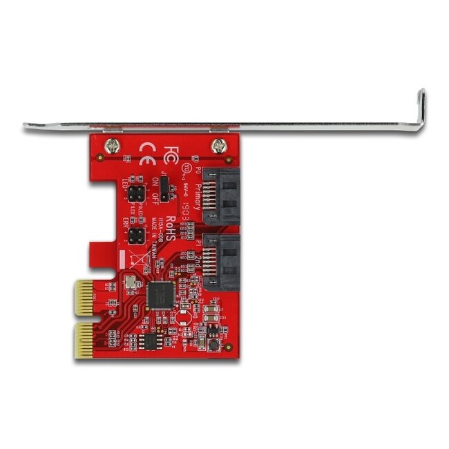 Delock 2 port SATA PCI Express x2 Card with RAID 1 - mirroring existing data