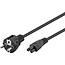 Goobay Mains Cable with Safety Plug, 2 m, black