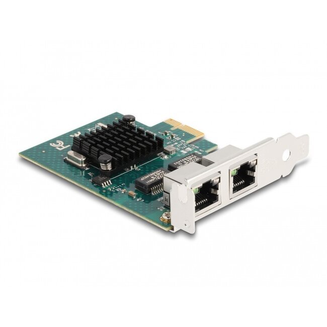 Delock PCI Express x1 Card to 2 x RJ45 Gigabit LAN BCM
