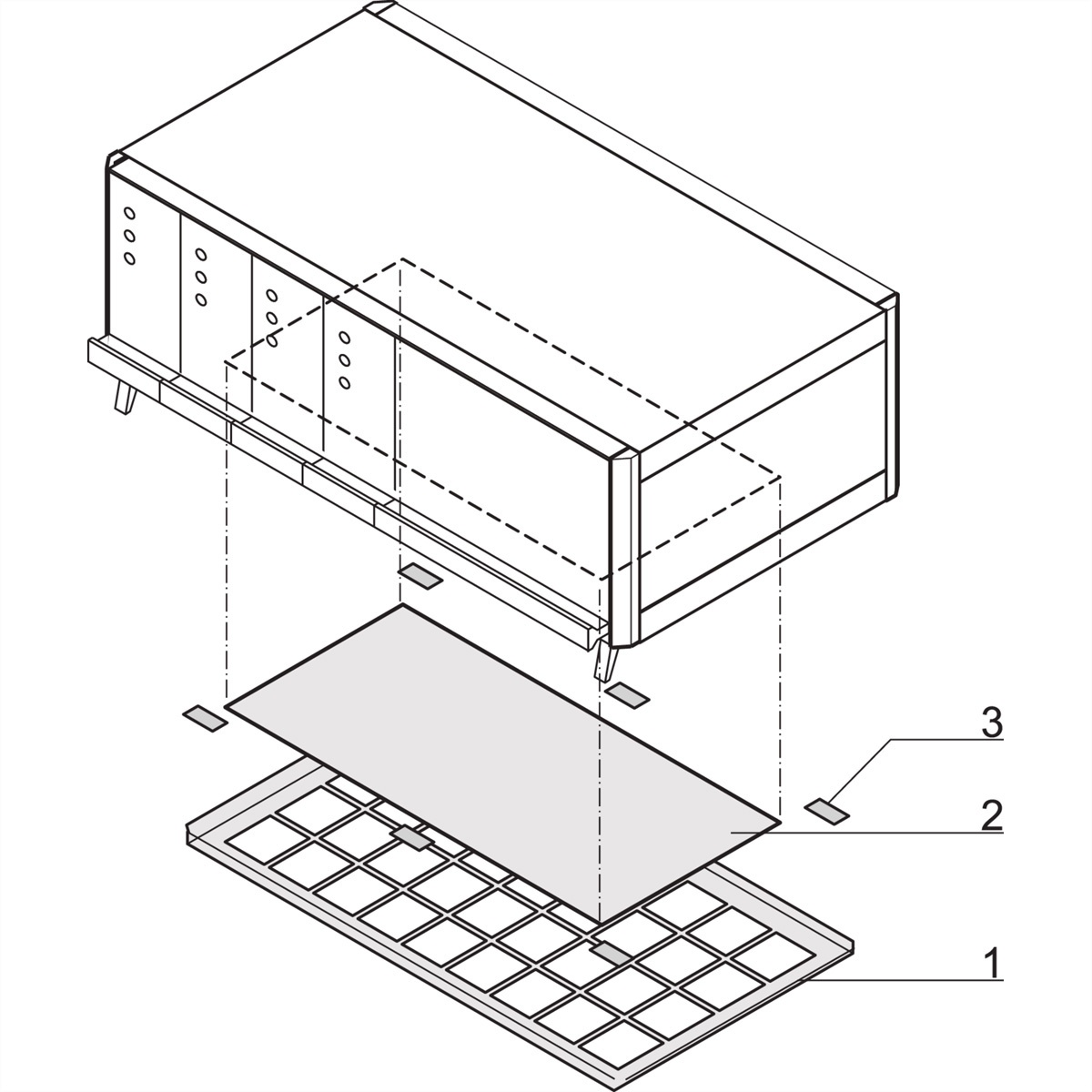 Schroff 64571036 Reservefilter 10 stuk(s)