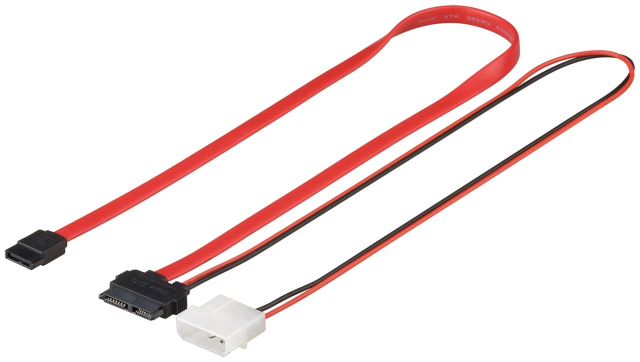Goobay 95713. Snoerlengte: 0,3 m, Aansluiting 2: Molex (4-pin), Aansluiting 1 type: Mannelijk