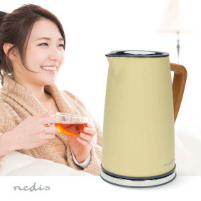 Waterkoker | 1.7 l | Soft-Touch | Geel | 360 graden draaibaar | Verborgen verwarmingselement | Strix®-controller | Droogkookbeveiliging