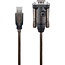 Goobay USB-to-Serial Adapter, transparent 1.5 m