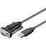 Goobay USB-to-Serial Adapter, transparent 1.5 m