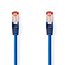 CAT6 Netwerkkabel | RJ45 Male | RJ45 Male | S/FTP | 1.00 m | Rond | LSZH | Blauw | Label