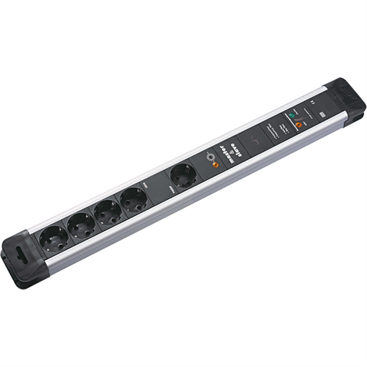 330.107 - Socket outlet strip black 330.107