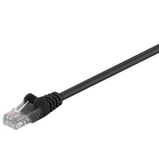 Goobay Goobay CAT 5e Patch Cable, U/UTP, black 1.5 m