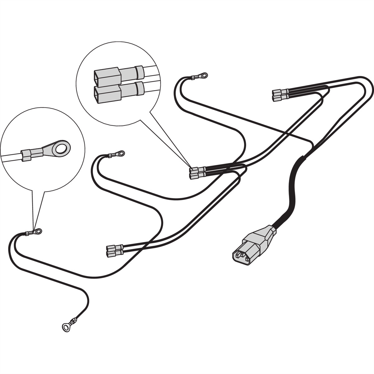 Aansluitkabel PC-ventilator Schroff