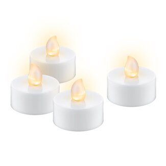 Goobay Goobay Set of 4 LED Tea Lights with Timer