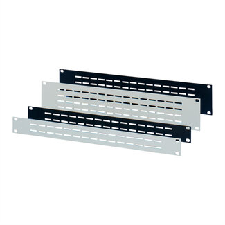 Schroff SCHROFF 19" voorpaneel, geventileerd, 2 HE, 2,5 mm, Al, RAL 7021