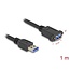 Delock USB 5 Gbps Cable USB Type-A male to USB Type-A female for installation 1 m black