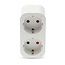 SmartLife Slimme Stekker | Wi-Fi | IP21 | Energiemeter | 3680 W | Type F (CEE 7/7) | 0 - 55 °C | Android™ / IOS | Wit | 1 Stuks