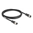 Delock M12 Cable A-coded 8 pin male to female PVC 2 m