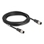 Delock M12 Cable A-coded 8 pin male to male PVC 5 m