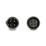 Delock M12 Cable D-coded 4 pin male to female PVC 1 m