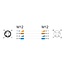 Delock M12 Cable D-coded 4 pin male to female PVC 1 m