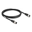 Delock M12 Cable D-coded 4 pin male to female PVC 2 m