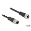 Delock M12 Cable D-coded 4 pin male to female PVC 5 m