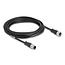 Delock M12 Cable D-coded 4 pin male to female PVC 5 m