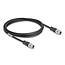 Delock M12 Cable X-coded 8 pin male to male PVC 2 m