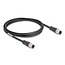Delock M12 Cable A-coded 8 pin male to male PVC 2 m