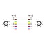 Delock M12 Cable A-coded 8 pin male to male PVC 2 m