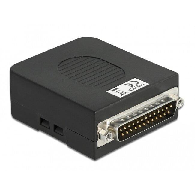 Delock D-Sub25 male to Terminal Block Adapter with Enclosure