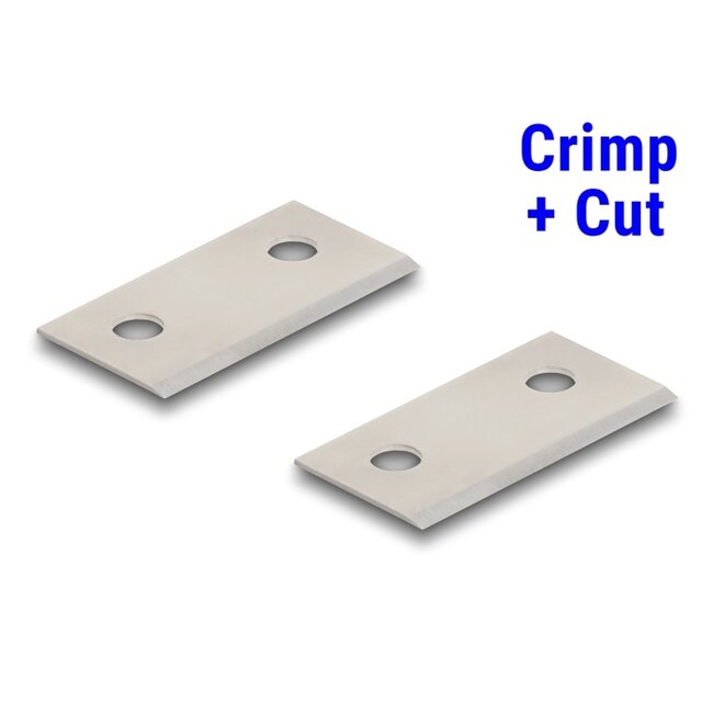 RJ45 Crimp+Cut Blade Set 2 pieces for Delock 86450