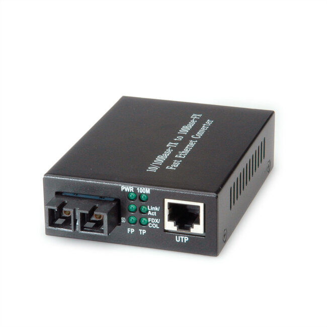 VALUE Fast Ethernet Converter, RJ45 - SC