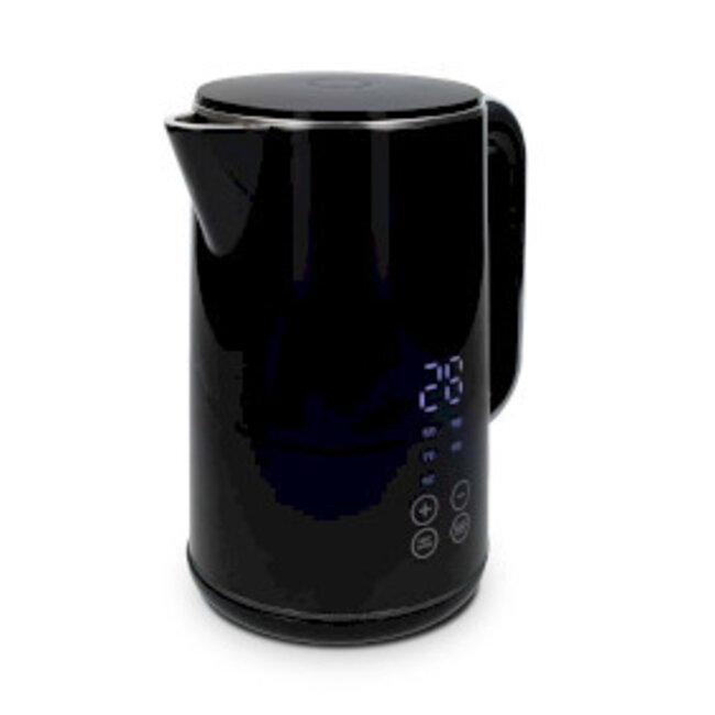 Waterkoker | 1.7 l | Kunststof | Zwart | 50,60,70,80,90,100 °C | Temperatuurindicator | 360 graden draaibaar | Verborgen verwarmingselement | Strix®-controller | Droogkookbeveiliging