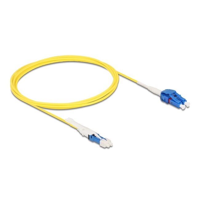 Delock Optical Fiber Cable CS male to LC Duplex singlemode G657A2 / OS2 Uniboot 2 m