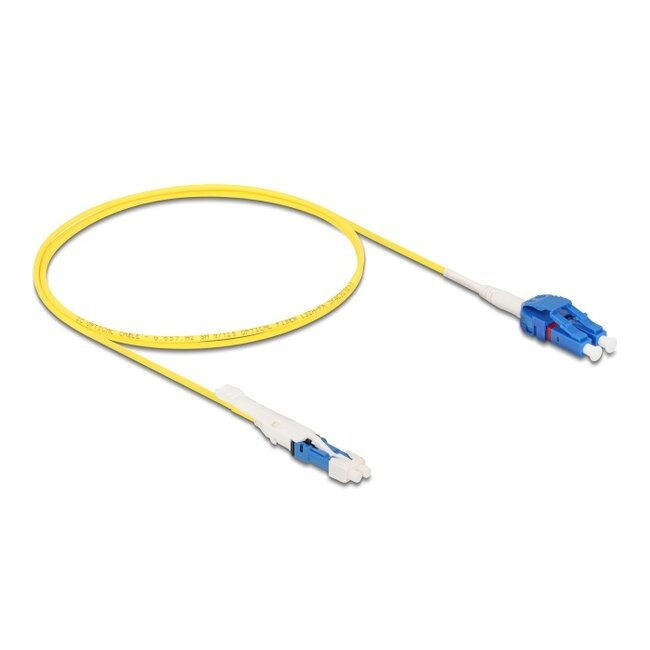 Delock Optical Fiber Cable CS male to LC Duplex singlemode G657A2 / OS2 Uniboot 1 m
