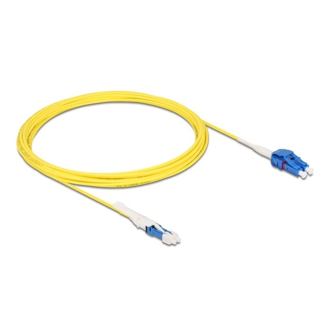 Delock Optical Fiber Cable CS male to LC Duplex singlemode G657A2 / OS2 Uniboot 5 m