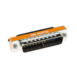 Intronics D-sub null modem adapter 25-polig female - 25-polig male