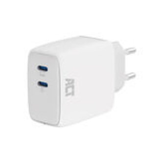ACT ACT USB-C Lader 65W 2-poorts met Power Delivery PPS en GaNFast