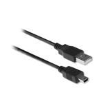ACT USB 2.0 aansluitkabel A male - B mini male 1,8 meter AC3050