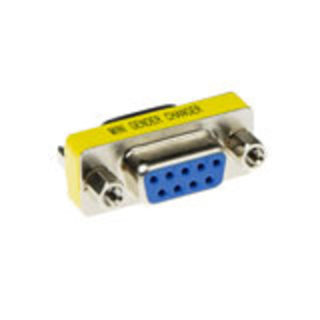 ACT D-sub Adapter 9 polig female naar 9 polig female