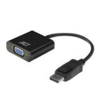 ACT ACT DisplayPort naar VGA female adapter, Zip Bag